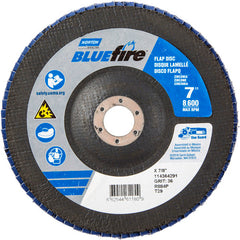 7″ × 1/4″ × 7/8″ NorZon BlueFire R884 Flap Disc Type 29 Conical 36 Grit - Eagle Tool & Supply