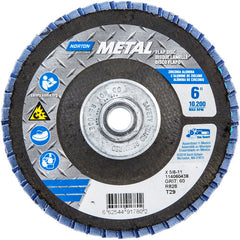 6″ × 1/4″ × 5/8″ Metal Flap Disc Type 29 Conical 60 Grit Zirconia Alumina - Eagle Tool & Supply