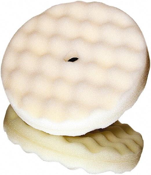 3M - 9" Diam Foam Buffing & Backing Pad - Quick Connect Attachment - Eagle Tool & Supply