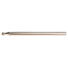 3/32″ - Electroplated CBN Mandrel-100 Grit - Spherical Ball end - Eagle Tool & Supply
