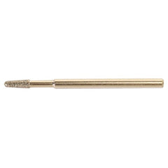 0.078″-0.110″ 5/16″ - Electroplated CBN Mandrel-100 Grit - Round End Taper - Eagle Tool & Supply