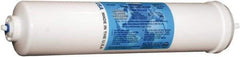 Aquaverve - 2-1/2" OD, 1µ, Mesh Multifilament Polyester Universal Drinking Water Carbon Block Cartridge Filter - 12" Long, Reduces Chlorine, Tastes, Odors, VOCs & Cysts - Eagle Tool & Supply