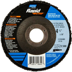 ‎4-1/2 × 7/8″ Bear-Tex Rapid Strip Non-Woven Depressed Center Disc Silicon Carbide Extra Coarse Grit Type 27 - Eagle Tool & Supply