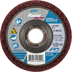 ‎4-1/2″ × 7/8″ Rapid Prep Depressed Center Finishing Wheel 150-180 Grit Aluminum Oxide - Eagle Tool & Supply