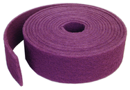 4'' x 30 ft. - Maroon - Aluminum Oxide Very Fine Grit - Bear-Tex Clean & Blend Roll - Eagle Tool & Supply