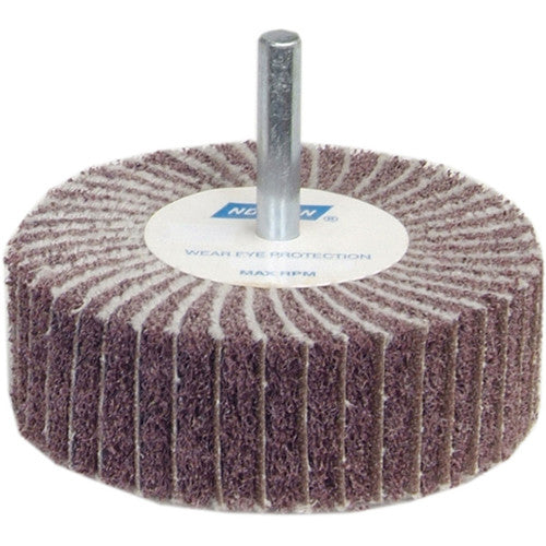 2″ × 1″ × 1/4″ Interleaf Non-Woven Flap Wheel 120 Grit Aluminum Oxide - Eagle Tool & Supply
