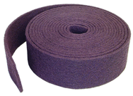 4'' x 30 ft. - Maroon - Aluminum Oxide Fine Grit - Bear-Tex Clean & Blend Roll - Eagle Tool & Supply