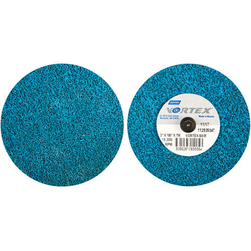 3″ × 1/8″ Vortex Unified Wheel 5AM Type TR/lll Aluminum Oxide - Eagle Tool & Supply