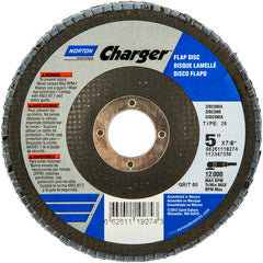 5″ × 1/4″ × 7/8″ Charger R822 Flap Disc Type 29 Conical 60 Grit - Eagle Tool & Supply
