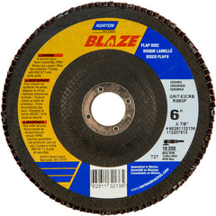 6″ × 7/8″ 60 Grit Type 27 Blaze Flap Disc - Eagle Tool & Supply