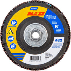 ‎6″ × 5/8″-11 60 Grit Type 27 Blaze Flap Disc - Eagle Tool & Supply