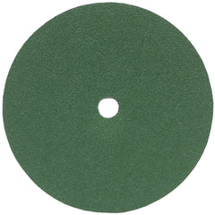 7″ × 1/4″ × 7/8″ GreenLyte Plus SG F986 Fiber Disc 50 Grit Ceramic Alumina - Eagle Tool & Supply