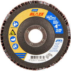 ‎4-1/2 × 7/8″ Blaze Fiberglass Conical Flap Disc Type 29 36 Grit R980P Premium Ceramic Alumina - Eagle Tool & Supply