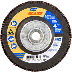 ‎4-1/2″ × 1/4″ × 5/8″ SG Blaze R980P Flap Disc Type 29 Conical 80 Grit - Eagle Tool & Supply