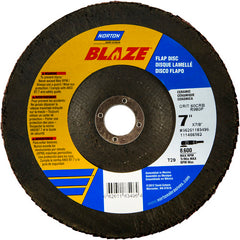 7″ × 1/4″ × 7/8″ SG Blaze R980P Flap Disc Type 29 Conical 80 Grit - Eagle Tool & Supply