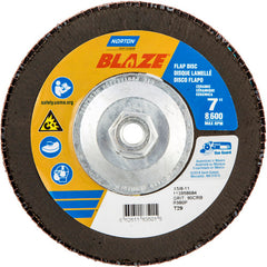 7″ × 1/4″ × 5/8″ SG Blaze R980P Flap Disc Type 29 Conical 80 Grit - Eagle Tool & Supply