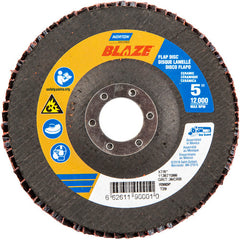 5 × 7/8″ Blaze Fiberglass Conical Flap Disc Type 29 36 Grit R980P Premium Ceramic Alumina - Eagle Tool & Supply