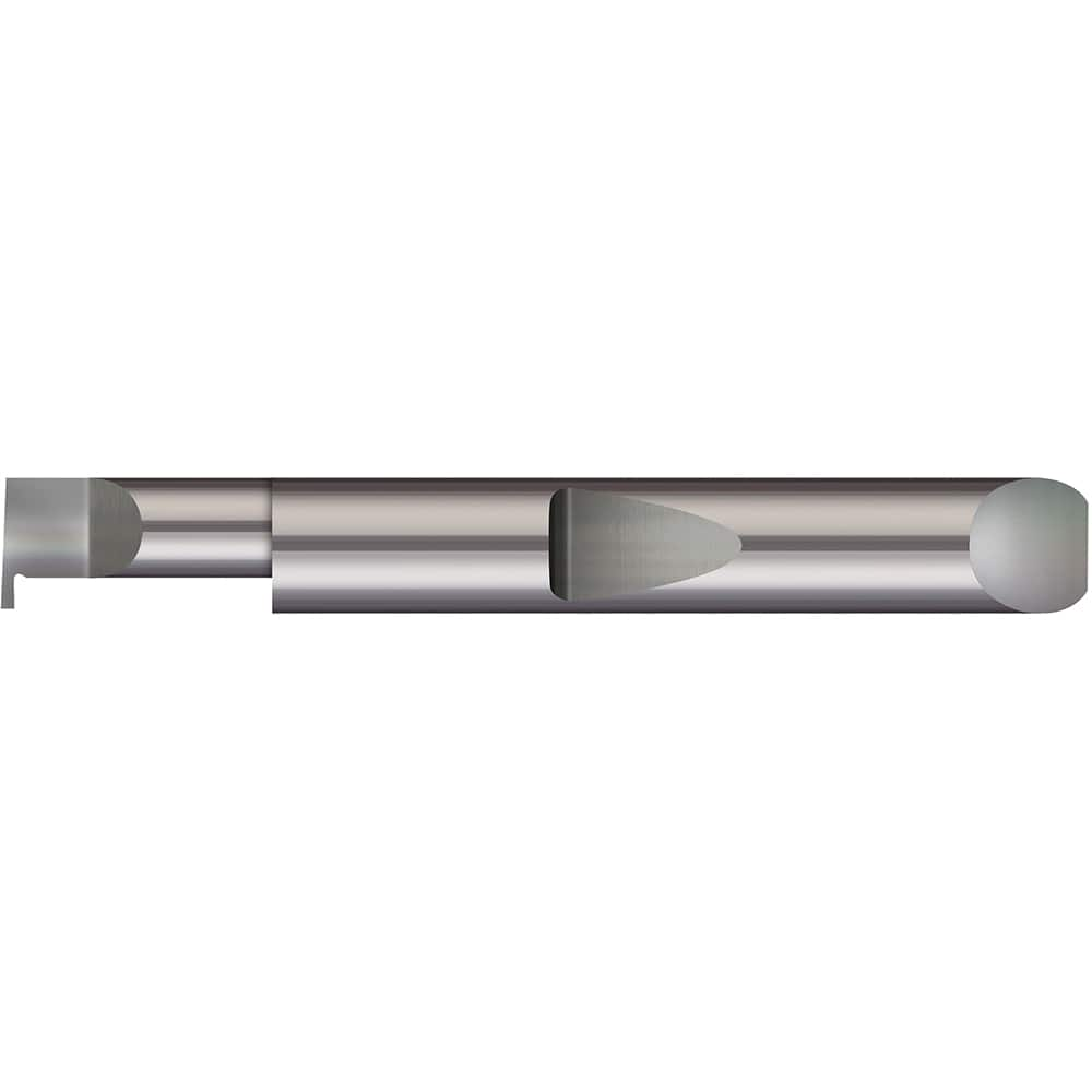 Grooving Tool: Retaining Ring Solid Carbide, 3/8″ Shank Dia, 0.125″ Groove Width