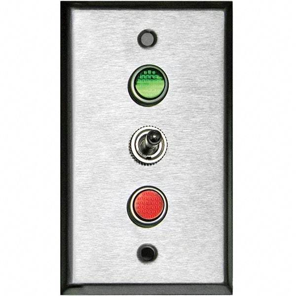 TAPCO - Galvanized Traffic Sign Light Switch - Silver - Eagle Tool & Supply