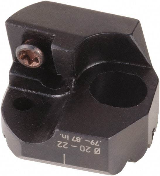 WOHLHAUPTER - Neutral Cut, 28mm Min Bore Diam, Size F101 Modular Boring Cutting Unit Head - 3.307" Max Bore Depth, Through Coolant, Compatible with CCMT06 - Eagle Tool & Supply