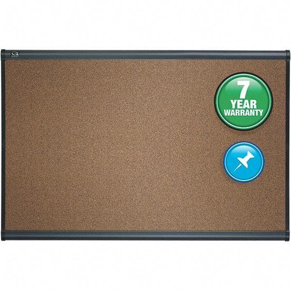 Quartet - 24" High x 36" Wide Cubicle Magnetic - Cork, Includes Mounting Kit - Eagle Tool & Supply