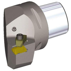 Kennametal - NG4L Insert, 65mm Head Length, Modular Grooving Cutting Unit Head - Left Hand Cut, System Size PSC63, Through Coolant, Series Top Notch - Eagle Tool & Supply