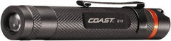 Coast Cutlery - White LED Bulb, 18 Lumens, Mini Flashlight - Black Aluminum Body, 1 AAA Alkaline Battery Included - Eagle Tool & Supply