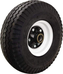 Hamilton - 25 Inch Diameter x 7-1/2 Inch Wide, Rubber Pneumatic Caster Wheel - 3,800 Lb. Capacity, 6-3/4 Inch Hub Length, 1-1/4 Inch Axle Diameter, Tapered Roller Bearing - Eagle Tool & Supply