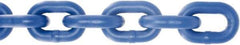 Value Collection - #5/0 Welded Straight Link Coil Chain - 880 Lb Capacity, Plastic Powder Coated Finish - Eagle Tool & Supply