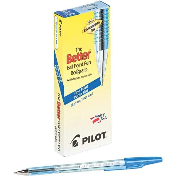 Pilot - Conical Ball Point Pen - Blue - Eagle Tool & Supply