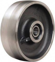Hamilton - 10 Inch Diameter x 3 Inch Wide, Forged Steel Caster Wheel - 16,000 Lb. Capacity, 3-1/4 Inch Hub Length, 3/4 Inch Axle Diameter, Precision Ball Bearing - Eagle Tool & Supply