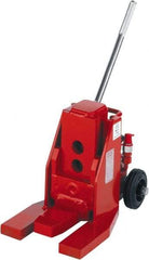 GKS - 5 Ton Capacity Fork Lift Jack - 1.2" to 15.9" High, 5-1/2" Piston Stroke - Eagle Tool & Supply