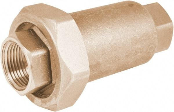 Legend Valve - 1 Thread, 150 psi WOG Rating, Brass Dual Check Backflow Preventer Valve - Lead-Free, Certified to A.S.S.E. 1024, Use with Residential/Commercial Water Systems - Eagle Tool & Supply