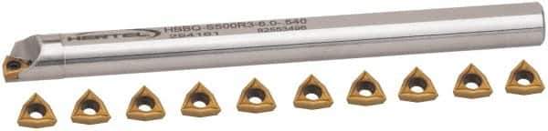 Hertel - 0.54 Inch Min Diam of Smallest Bar, 2 Inch Min Diam of Largest Bar, Steel Indexable Boring Bar Set - 1/2 Inch Shank Diameter - Eagle Tool & Supply