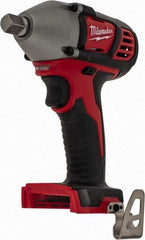 Milwaukee Tool - 1/2" Drive 18 Volt Pistol Grip Cordless Impact Wrench & Ratchet - 0 to 2,200 RPM, 0 to 3,350 BPM, 183 Ft/Lb Torque, Lithium-Ion Batteries Not Included - Eagle Tool & Supply