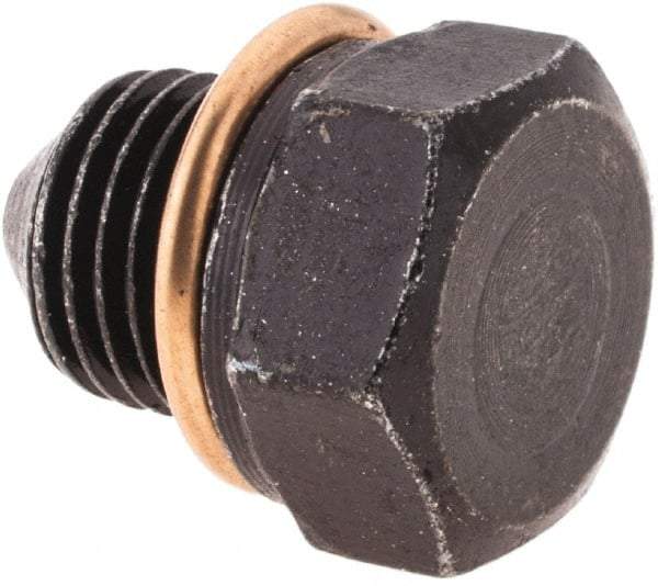 Value Collection - Pilot Point Oil Drain Plug - M14 Thread - Eagle Tool & Supply