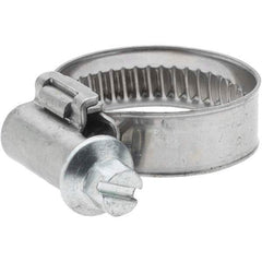 Value Collection - 16 to 25mm Diam, Stainless Steel Worm Drive Clamp - 9mm Wide - Eagle Tool & Supply