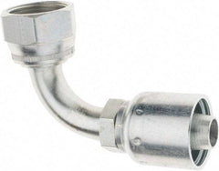 Parker - 1-5/16-12 Female JIC Steel Hydraulic Hose 90° Elbow - -12 Hose Size, 3/4" Hose Diam - Eagle Tool & Supply