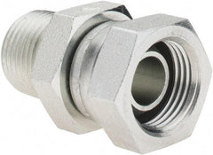 Parker - 3/8-18 Male NPTF Steel Hydraulic Hose Swivel - 6,000 psi, -6 Hose Size, 3/8" Hose Diam - Eagle Tool & Supply