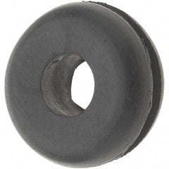 Value Collection - 13/16" OD, 5/16" Thick Grommet - Rubber, 9/16" Slot Diam x 1/16" Slot Width - Eagle Tool & Supply