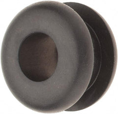 Value Collection - 7/8" OD, 1/2" Thick Grommet - Rubber, 5/8" Slot Diam x 1/4" Slot Width - Eagle Tool & Supply