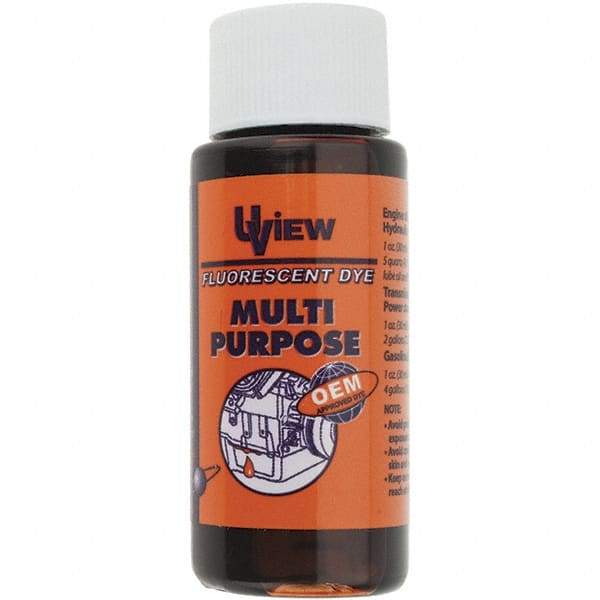 Value Collection - Automotive Leak Detection Dyes Applications: Gasoline Engine Oil, Diesel Engine Oil, Fuel Container Size: 1 oz. - Eagle Tool & Supply