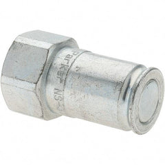 Parker - 3/8-18 NPSF Steel Hydraulic Hose Coupler - 2,500 psi, -6 Hose Size, 3/8" Hose Diam - Eagle Tool & Supply