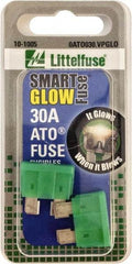 Value Collection - 30 Amp, Automotive Fuse - Green, Littlefuse ATO030 - Eagle Tool & Supply