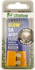 Value Collection - 5 Amp, Automotive Fuse - Tan, Littlefuse ATO005 - Eagle Tool & Supply