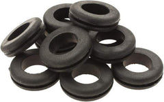 Value Collection - 1-3/32" OD, Grommet - Rubber, 27/32" Slot Diam x 1/16" Slot Width - Eagle Tool & Supply