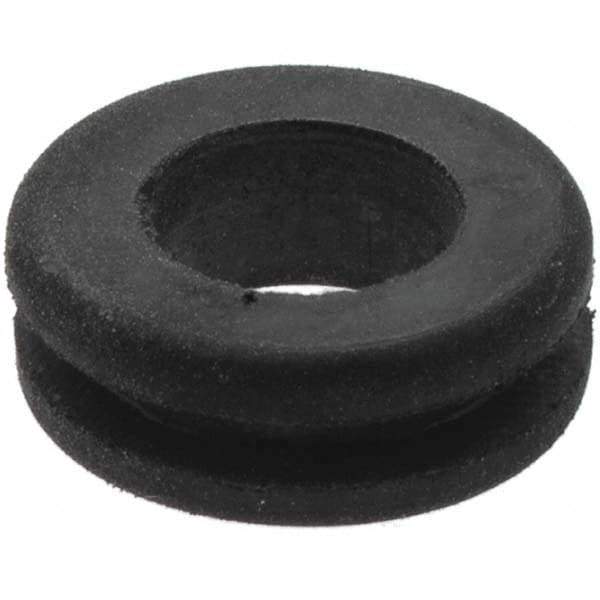 Value Collection - 5/8" OD, Grommet - Rubber, 13/32" Slot Diam x 1/16" Slot Width - Eagle Tool & Supply