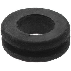 Value Collection - 5/8" OD, Grommet - Rubber, 13/32" Slot Diam x 1/16" Slot Width - Eagle Tool & Supply