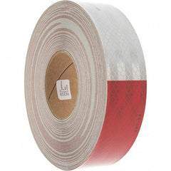 Value Collection - DOT Conspicuity Tape Color: Red and White Width (Inch): 2 - Eagle Tool & Supply