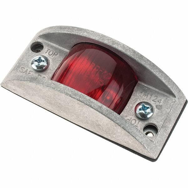 Value Collection - 4-3/4" Long, Clearance Side Marker Light Kit - Red - Eagle Tool & Supply